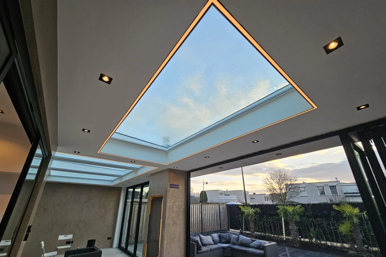 Frameless Flat Glass Rooflight